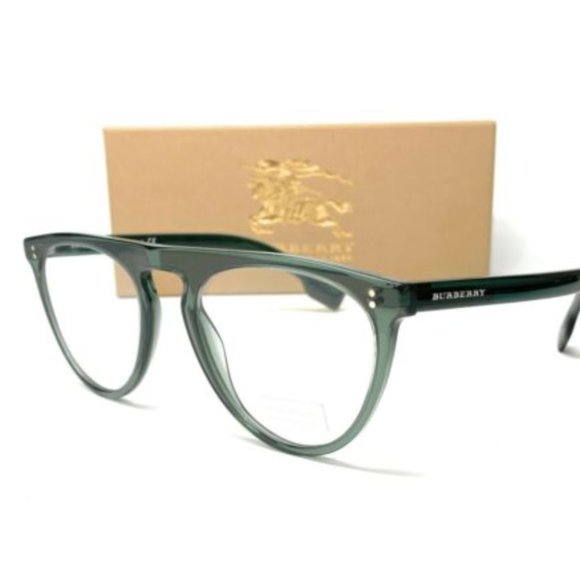 Burberry Men's Green Pilot Eyeglasses! - Picture 1 of 4